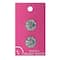 Blumenthal Lansing Crystal & Silver Gem Buttons
